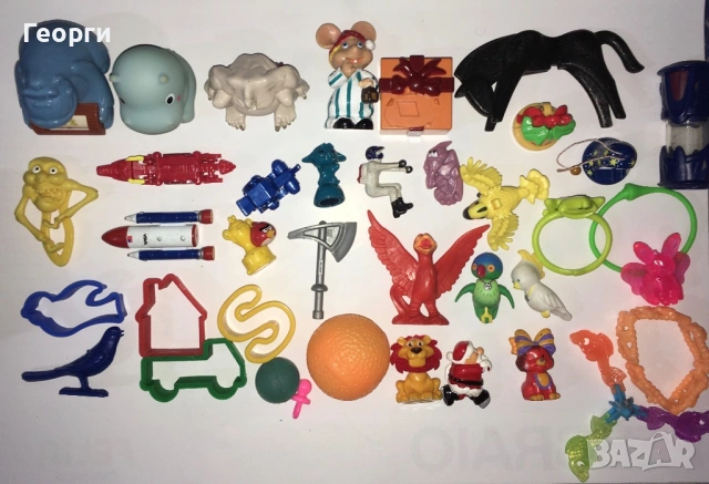 2 лота различни играчки от Италия (Kinder, Zaini, FINDUS и много други) по 10€ за лот., снимка 2 - Фигурки - 54780727