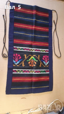 Автентична тъкана рядка вълнена престилка , носия