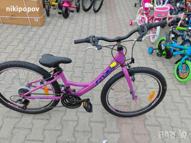 CROSS Велосипед 24" ALISSA лилав, снимка 3 - Велосипеди - 54276801