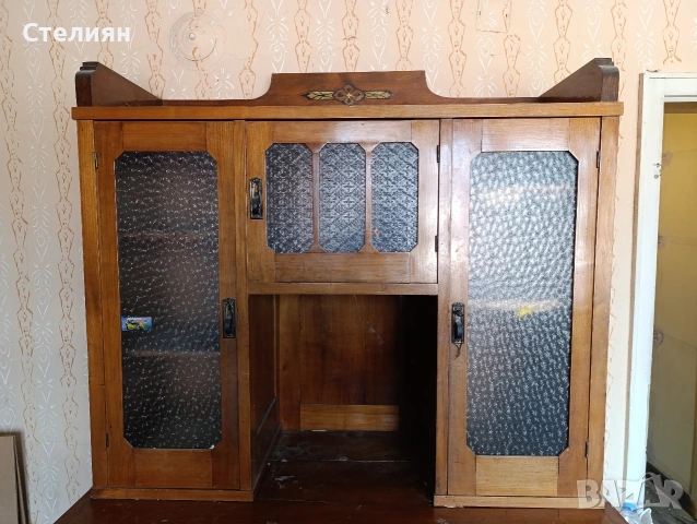 Старинен масивен бюфет/скрин, снимка 3 - Бюфети - 54409561