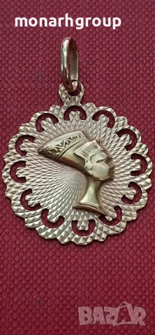 Златна висулка , снимка 2 - Колиета, медальони, синджири - 54368781