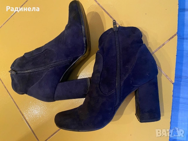 Велурени боти, снимка 6 - Дамски боти - 54498710