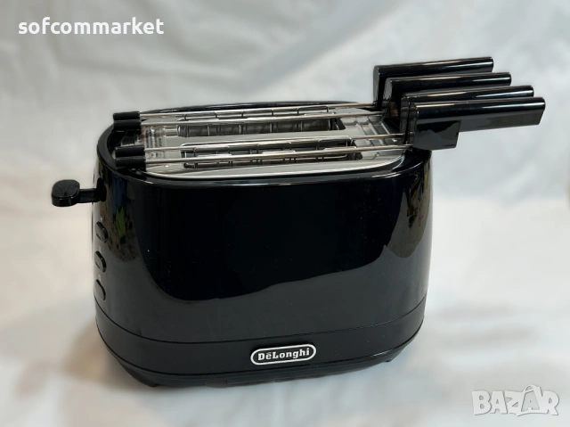НОВ Тостер DeLonghi CTLAP2203.BK + Гаранция, снимка 4 - Тостери - 54356112