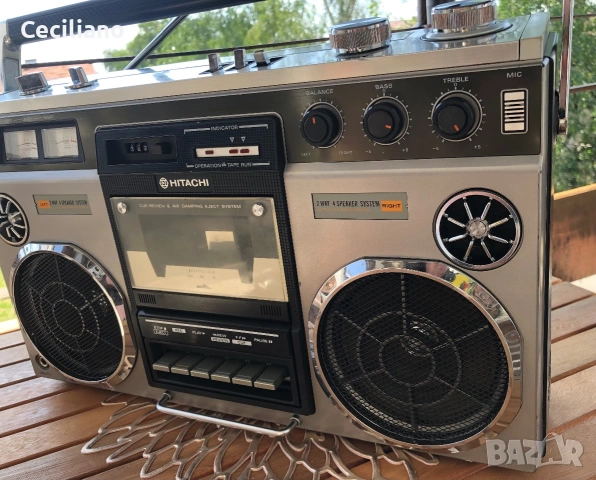 Радиокасетофон HITACHI TRK-8155E, снимка 5 - Радиокасетофони, транзистори - 54997712