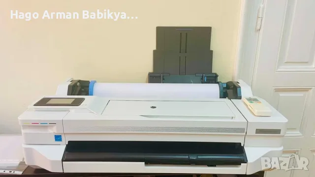 Продавам широкоформатен принтер (плотер) HP DesignJet T125
