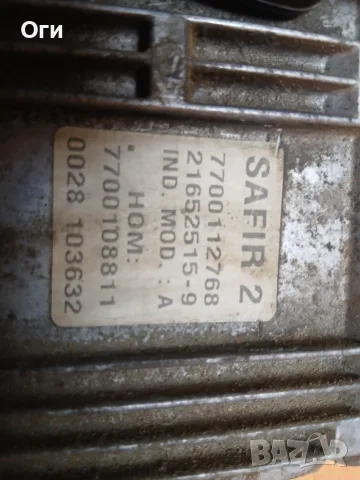 Компютър за Рено Канго 1.2 бензин 7700112768 / 7700108811 / 2165251599, снимка 2 - Части - 55294355