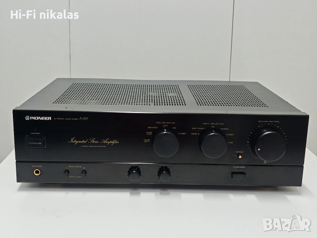 стерео Hi-Fi усилвател PIONEER A-337, снимка 3 - Ресийвъри, усилватели, смесителни пултове - 54547858