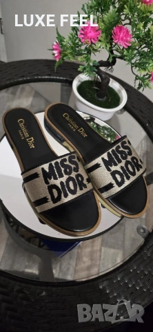 MIU MIU ⚜️Prada ⚜️Dior ⚜️Chanel⚜️Дамски Чехли , снимка 4 - Чехли - 55078468