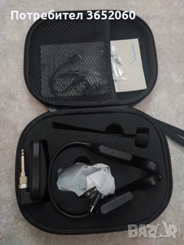 Kimafun IP67 водоустойчив безжичен фитнес микрофон 2.4G, снимка 4 - Микрофони - 54500123
