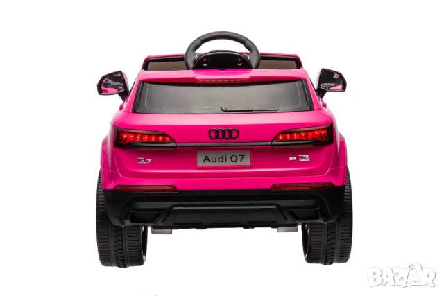 Акумулаторна кола Licensed Audi Q7 Pink, снимка 5 - Детски велосипеди, триколки и коли - 54112356