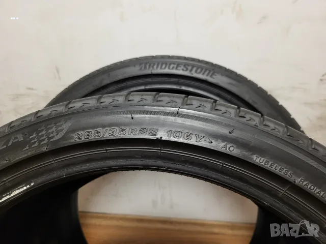 285/35/22 Bridgestone DOT23 / летни гуми, снимка 7 - Гуми и джанти - 50530684
