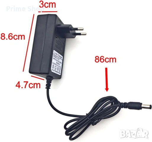 21V 2A 42W Захранващ адаптер, зарядно за акумулаторни батерии с индикатор , снимка 4 - Друга електроника - 54666554