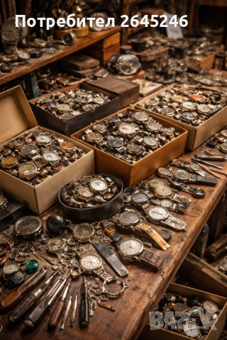 Купувам големи часовникарски лотове 