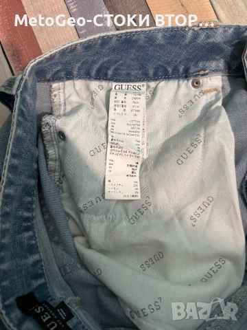 Мъжки дънки Guess Los Angeles – Оригинални, Светъл деним, снимка 4 - Дънки - 54425461