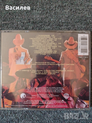 CD ZZTop, снимка 2 - CD дискове - 54439979