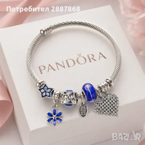 Гривна Pandora Blue Handmade