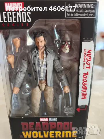 Marvel legends Deadpool Wolverine Headpool logan, снимка 3 - Колекции - 55486843
