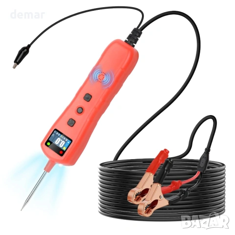 Тестер със сонда за захранващи вериги DC 9-30V, автомобилен електрически тестер