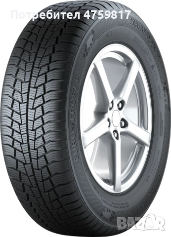 4 Зимни SUV гуми Gislaved Euro*Frost 6 215/65/16 98H DOT 2017 с борд/защита на джантата