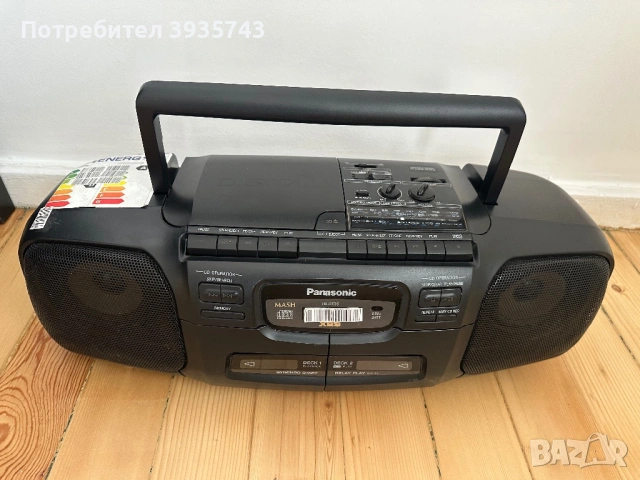 Panasonic boombox радиокасетофон 