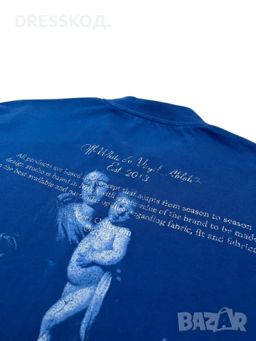 Off White Stamp Marry оригинална мъжка тениска, 2XL размер, снимка 5 - Тениски - 54587655