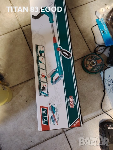 Акумулаторен тример за трева TOTAL, 20 V, без батерия , снимка 3 - Други инструменти - 54217791