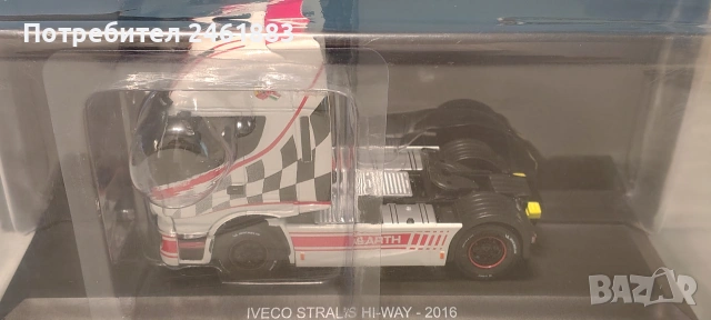 1/43 Hachette (IXO) метален колекционерски камион Iveco Stralis 2016, снимка 6 - Колекции - 54332321