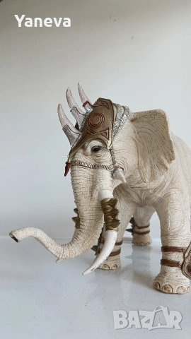 Schleich, vintage, екшън фигури , модел боен слон и боен носорог , снимка 6 - Фигурки - 55179670