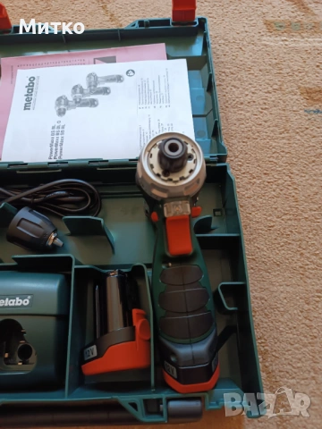 METABO акумулаторна бормашина/винтоверт PowerMaxx BS, снимка 3 - Други машини и части - 54570719