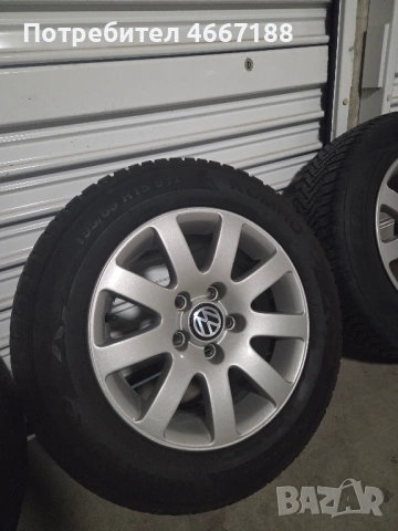 Джанти 15" 5x112 7J ET37 със зимни гуми 195/65R15 | VW AUDI SEAT SKODA