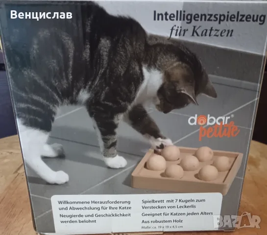 Игра за коте с топки. 