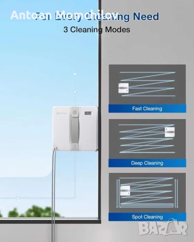 Робот за прозорци ECOVACS WINBOT Mini със спрей, снимка 7 - Прахосмукачки - 54805373