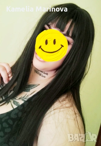 Черна перука