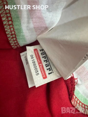 Мъжка тениска с яка PUMA FERRARI. Размер L, снимка 6 - Тениски - 54150702