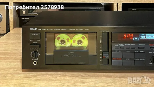 YAMAHA Natural Sound Cassette Deck KX 800 !, снимка 4 - Радиокасетофони, транзистори - 55698528