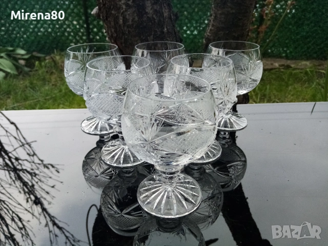 * Виолета * -кристален сервиз за коняк