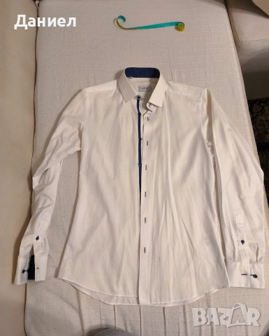 Мъжки Костюм Teodor + Риза - като нов, снимка 12 - Костюми - 54307705