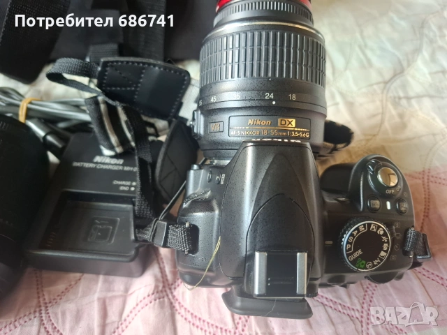 Фотоапарат Nikon D3100 , снимка 2 - Фотоапарати - 54788148