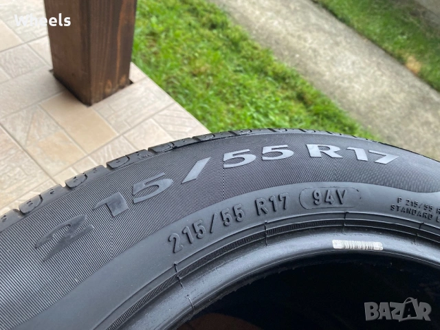 2бр. Летни гуми 215/55/17 Pirelli Cinturato P7 94V, снимка 6 - Гуми и джанти - 54593158
