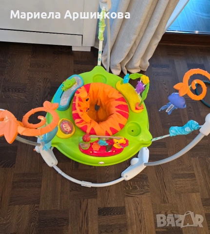 Бебешко бънджи Fisher price Тропическа гора, снимка 4 - Детски люлки - 54552760