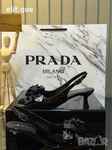 сандали на ток prada