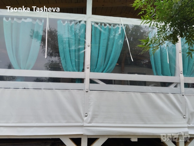 Продава се позиционирана каравана на къмпинг Якото място нова част с платен годишен наем за 2026 г , снимка 12 - Квартири, нощувки - 55081117