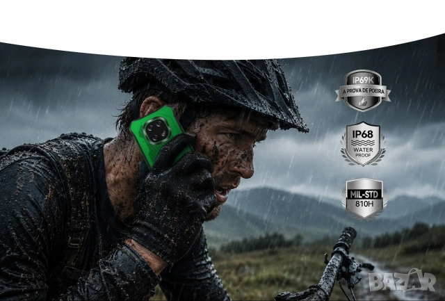 Cubot KingKong ES 5 - 6.88", 8-ядрен, 8GB+8GB/128GB, 7000mAh, 64MP, защита IP68/IP69K/MIL-STD810, снимка 6 - Други - 54986835