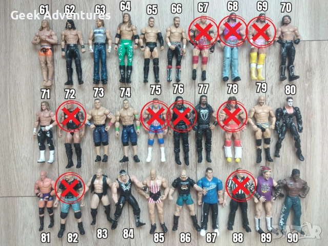 WWE Кечисти Екшън Фигурки Кеч Аксесоари Играчки Картички John Cena 1/3, снимка 4 - Колекции - 47660667