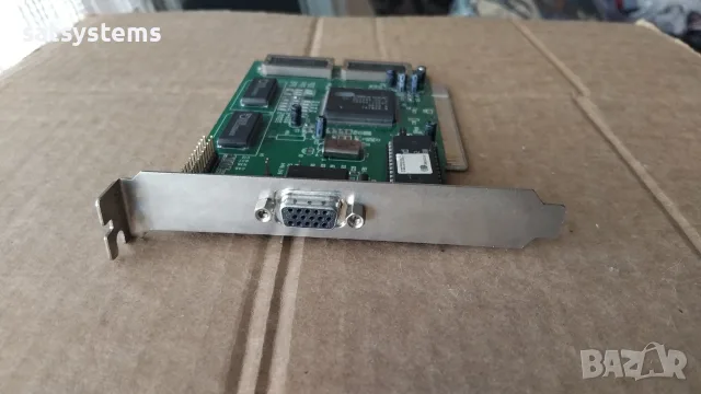 Видео карта Cirrus Logic CL-5446 2MB PCI, снимка 2 - Видеокарти - 55335805