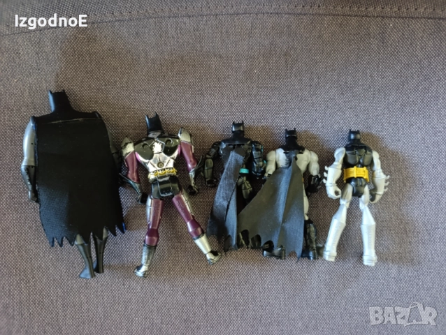 Лот фигурки Батман DC Spin Master Bat Tech Batman Batman TM DC Comics S13 Rubber NJ Croce Bendable A, снимка 11 - Фигурки - 42559468