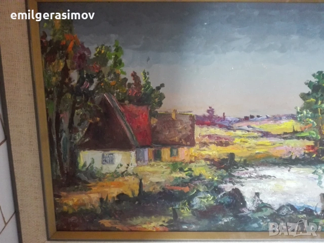 Две маслени картини и красив гоблен., снимка 2 - Картини - 54238495