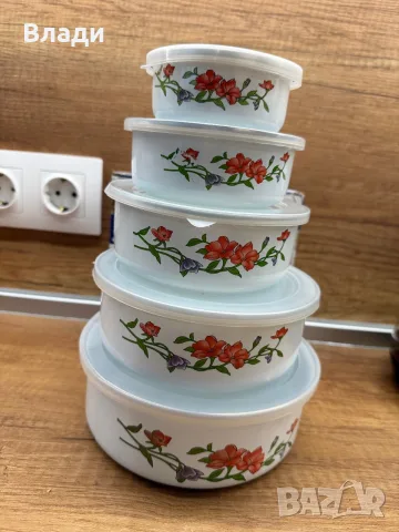 Комплект кутии за съхранение на продукти, снимка 3 - Кутии за съхранение - 55483313