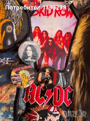 Battle Jacket(хеви метъл),Heavy metal елек(нашивки,значки), снимка 18 - Якета - 55015296