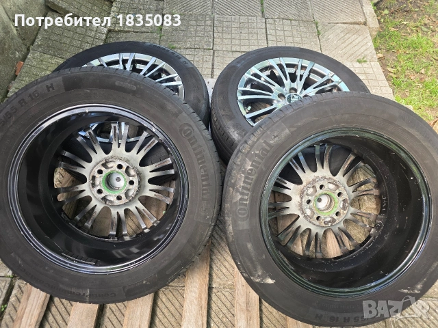 Лети джанти 16ки 5х100 MSW O.Z.Racing + летни гуми 205/55/16 Continental, снимка 8 - Гуми и джанти - 55067586
